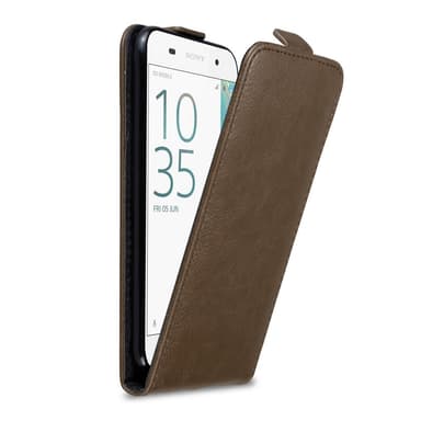 Sony Xperia E5 Pungetui Flip Cover (Brun)