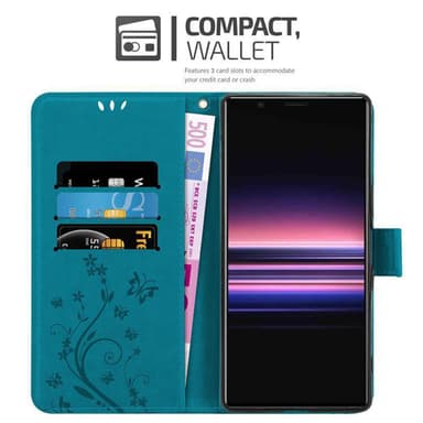 Sony Xperia 5 Pungetui Cover Case (Blå)