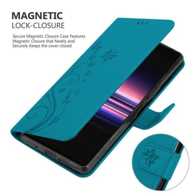 Sony Xperia 5 Pungetui Cover Case (Blå)