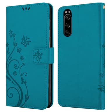Sony Xperia 5 Pungetui Cover Case (Blå)