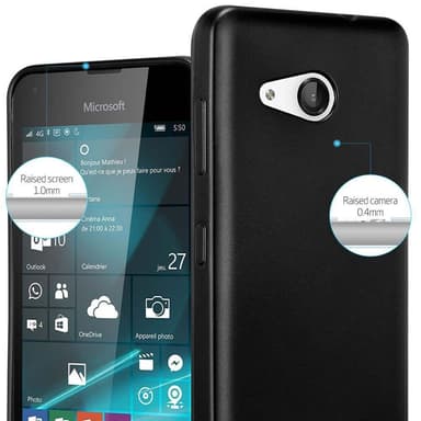 Nokia Lumia 550 Cover Etui Case (Sort)