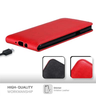 Samsung Galaxy A7 2015 Pungetui Flip Cover (Rød)