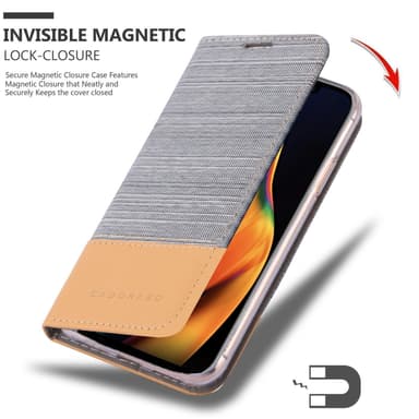 iPhone 13 PRO MAX Pungetui Cover Case (Grå)