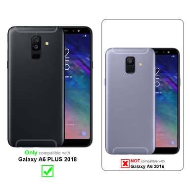 Samsung Galaxy A6 PLUS 2018 Cover Etui Case (Rød)