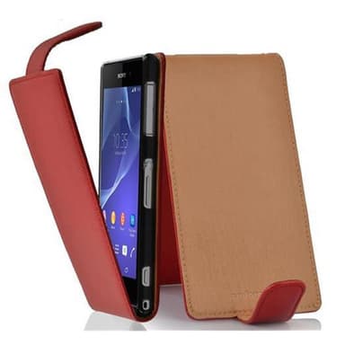 Sony Xperia Z2 Pungetui Flip Cover (Rød)