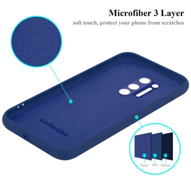OnePlus 8 PRO Cover Etui Case (Blå)