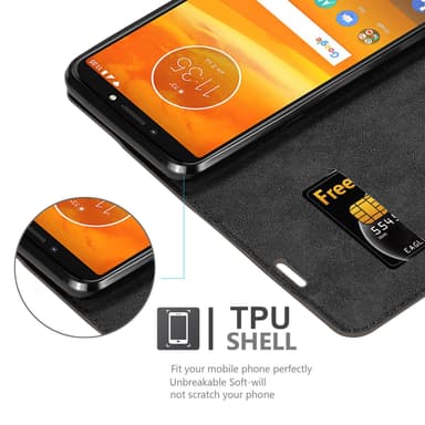 Motorola MOTO E5 PLUS Cover Etui Case (Brun)