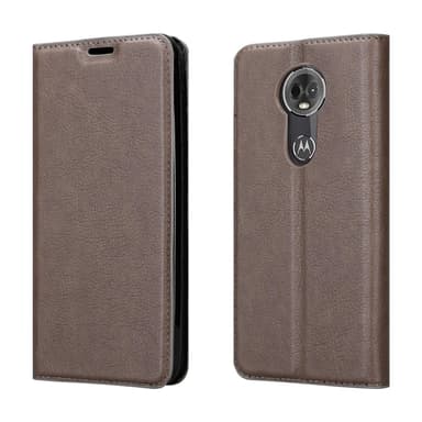 Motorola MOTO E5 PLUS Cover Etui Case (Brun)