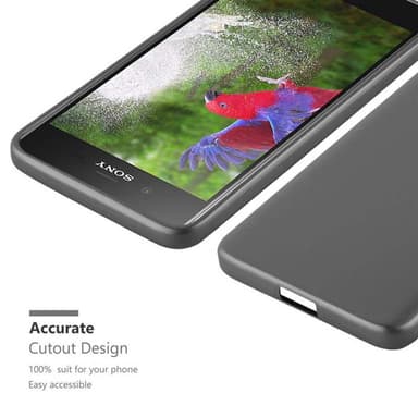 Sony Xperia XZ1 Cover Etui Case (Grå)