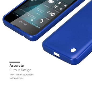 Nokia Lumia 550 Cover Etui Case (Blå)