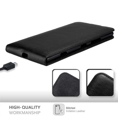 Nokia Lumia 1520 Pungetui Flip Cover (Sort)