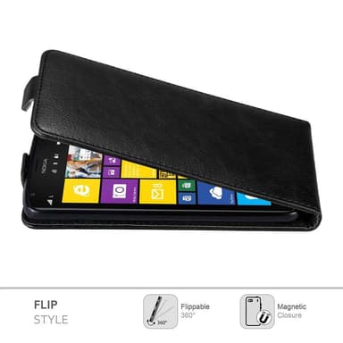 Nokia Lumia 1520 Pungetui Flip Cover (Sort)