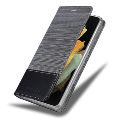 Samsung Galaxy S21 ULTRA Pungetui Cover Case (Grå)