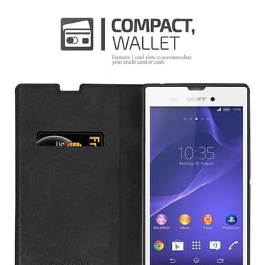 Sony Xperia T3 Cover Etui Case (Sort)
