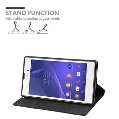 Sony Xperia T3 Cover Etui Case (Sort)