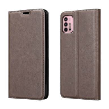 Motorola MOTO G10 / G30 Cover Etui Case (Brun)