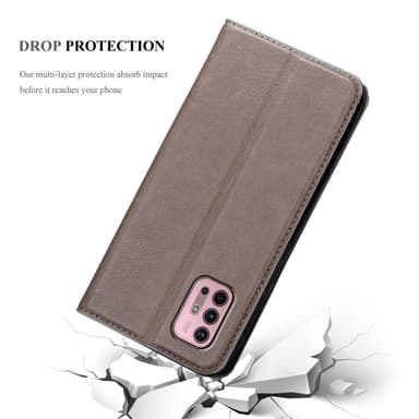 Motorola MOTO G10 / G30 Cover Etui Case (Brun)