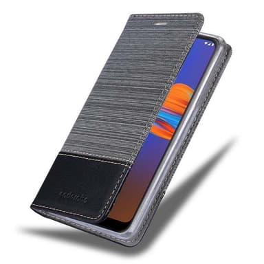 Motorola MOTO E6 PLUS Pungetui Cover Case (Grå)