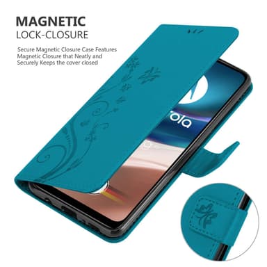 Motorola MOTO G42 Pungetui Cover Case (Blå)