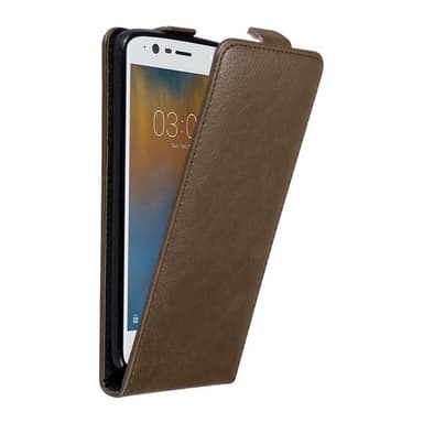 Nokia 3 2017 Pungetui Flip Cover (Brun)