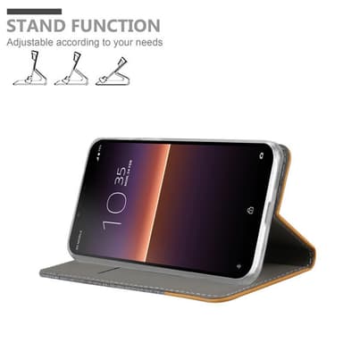 Sony Xperia 10 II Pungetui Cover Case (Grå)