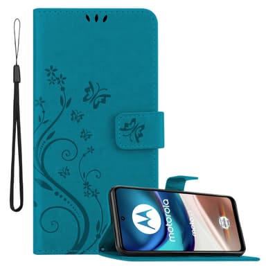 Motorola MOTO G42 Pungetui Cover Case (Blå)