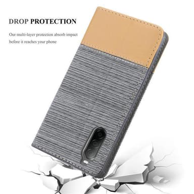 Sony Xperia 10 II Pungetui Cover Case (Grå)