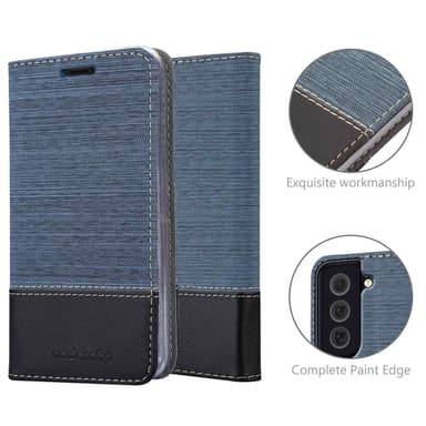 Samsung Galaxy S22 PLUS Pungetui Cover Case (Blå)