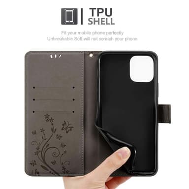 iPhone 11 PRO MAX Pungetui Cover Case (Grå)