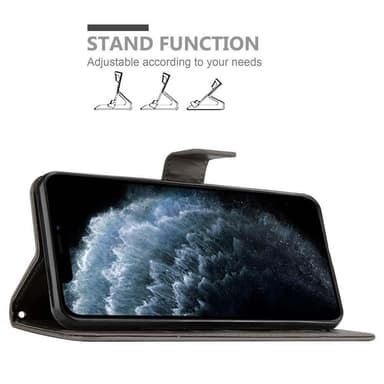 iPhone 11 PRO MAX Pungetui Cover Case (Grå)