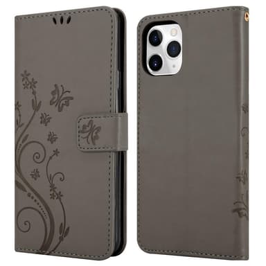 iPhone 11 PRO MAX Pungetui Cover Case (Grå)