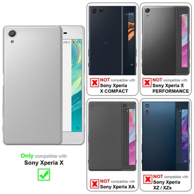 Sony Xperia X Pungetui Cover (Blå)