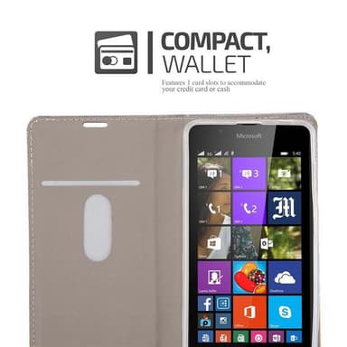 Nokia Lumia 540 Pungetui Cover Case (Grå)