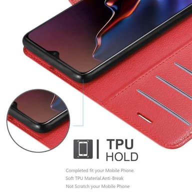Pungetui OnePlus 6T Cover Case (Rød)