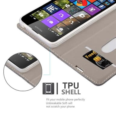 Nokia Lumia 540 Pungetui Cover Case (Grå)