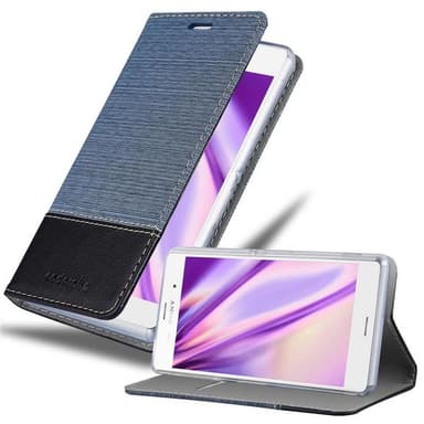 Sony Xperia Z3 Pungetui Cover Case (Blå)