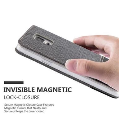 Samsung Galaxy NOTE 4 Pungetui Cover Case (Grå)