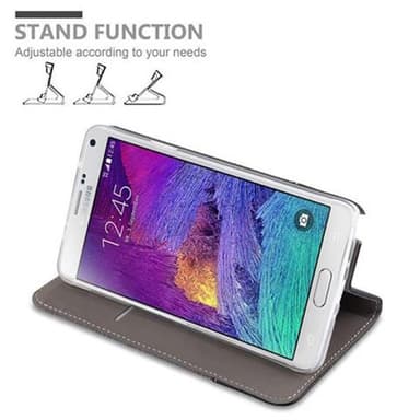 Samsung Galaxy NOTE 4 Pungetui Cover Case (Grå)