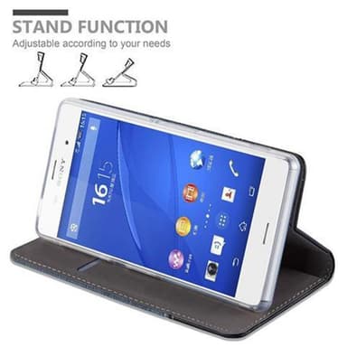 Sony Xperia Z3 Pungetui Cover Case (Blå)