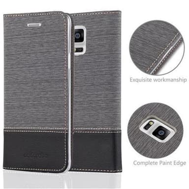 Samsung Galaxy NOTE 4 Pungetui Cover Case (Grå)