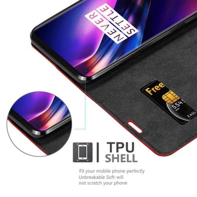 OnePlus 8 Cover Etui Case (Rød)