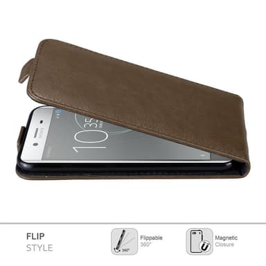 Sony Xperia XZ PREMIUM Pungetui Flip Cover (Brun)