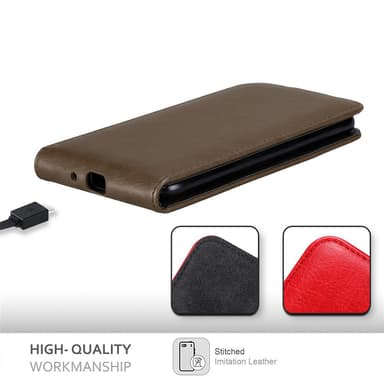 Sony Xperia XZ PREMIUM Pungetui Flip Cover (Brun)