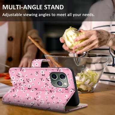 iPhone 11 PRO MAX Pungetui Cover Case (Lyserød)