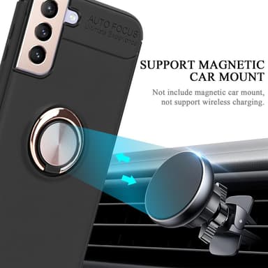 Cover Samsung Galaxy S21 PLUS Etui Case (Sort)