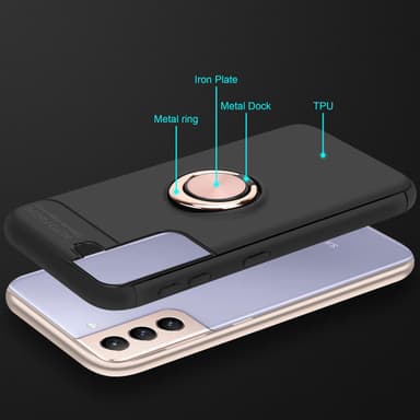 Cover Samsung Galaxy S21 PLUS Etui Case (Sort)