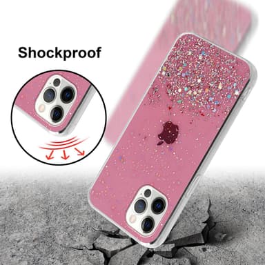 iPhone 12 / 12 PRO Cover Etui Case (Lyserød)