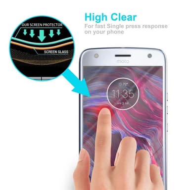 Motorola MOTO X4 Skærmbeskytter Beskyttelsesglas