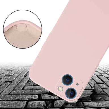 iPhone 13 Etui Cover Kæde (Lyserød)