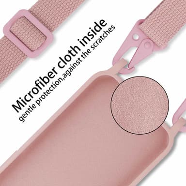 iPhone 13 Etui Cover Kæde (Lyserød)